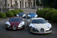 Четири специални версии на Bugatti Veyron