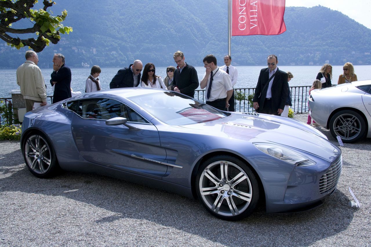 Aston Martin one-77 на Concorso d’Eleganza