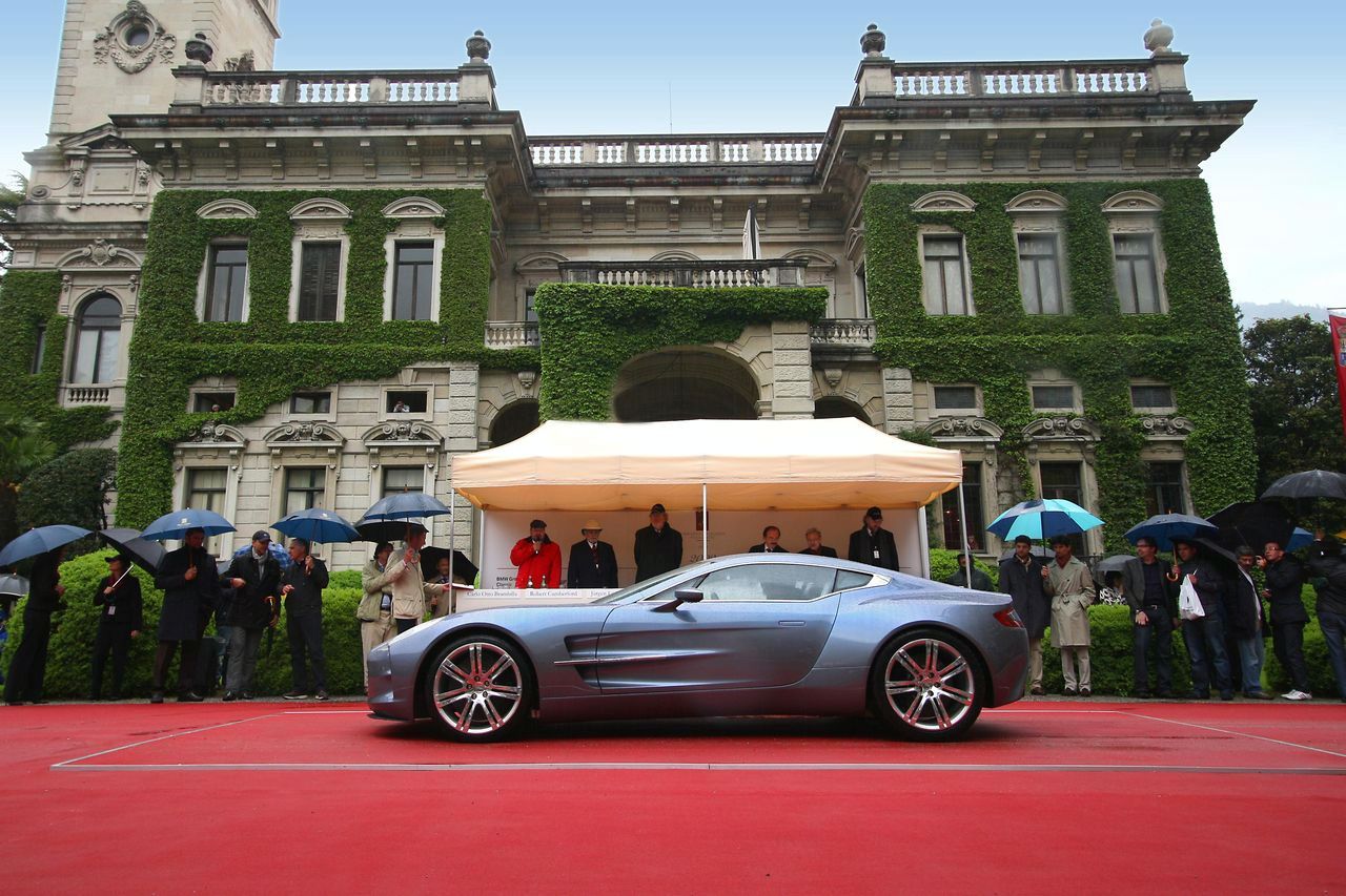 Aston Martin one-77 на Concorso d’Eleganza