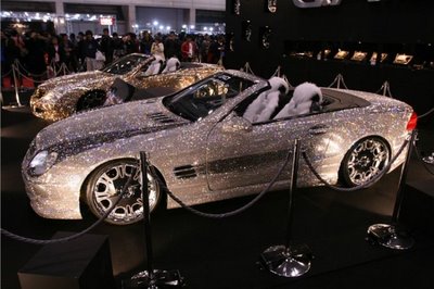 Диамантен Mercedes SLR