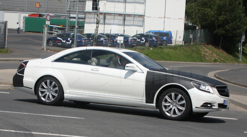 Mercedes S-CLass Coupe 2010 (spy)