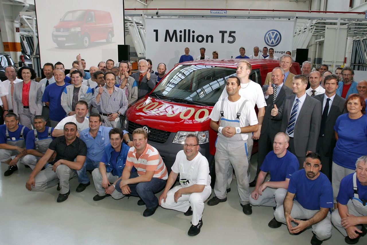 1 милион Volkswagen T5