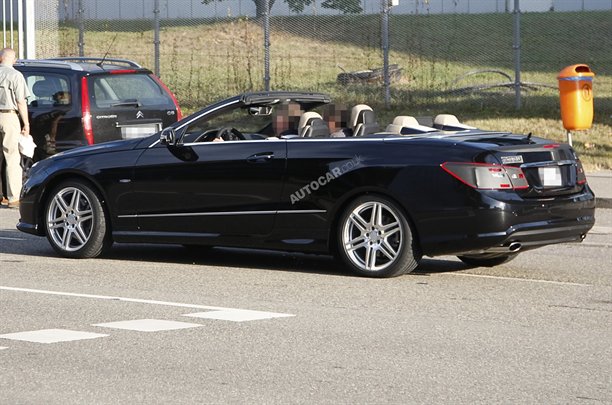 Mercedes E-Class Cabrio (шпионски снимки)