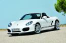 Porsche Boxster Spyder в шоурумите през февруари