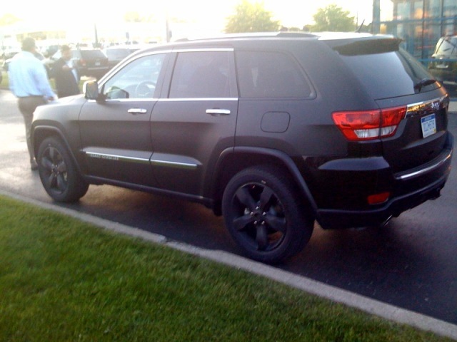 Jeep Grand Cherokee 2011 (шпионски снимки)