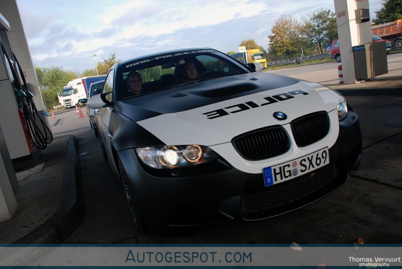 Полицейски BMW M3 Coupe и Audi S3