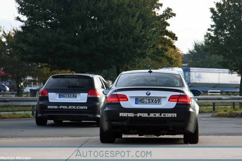 Полицейски BMW M3 Coupe и Audi S3