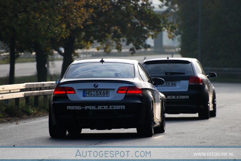 Полицейски BMW M3 Coupe и Audi S3