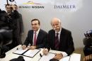 Daimler и Renault-Nissan (подписване на договора)