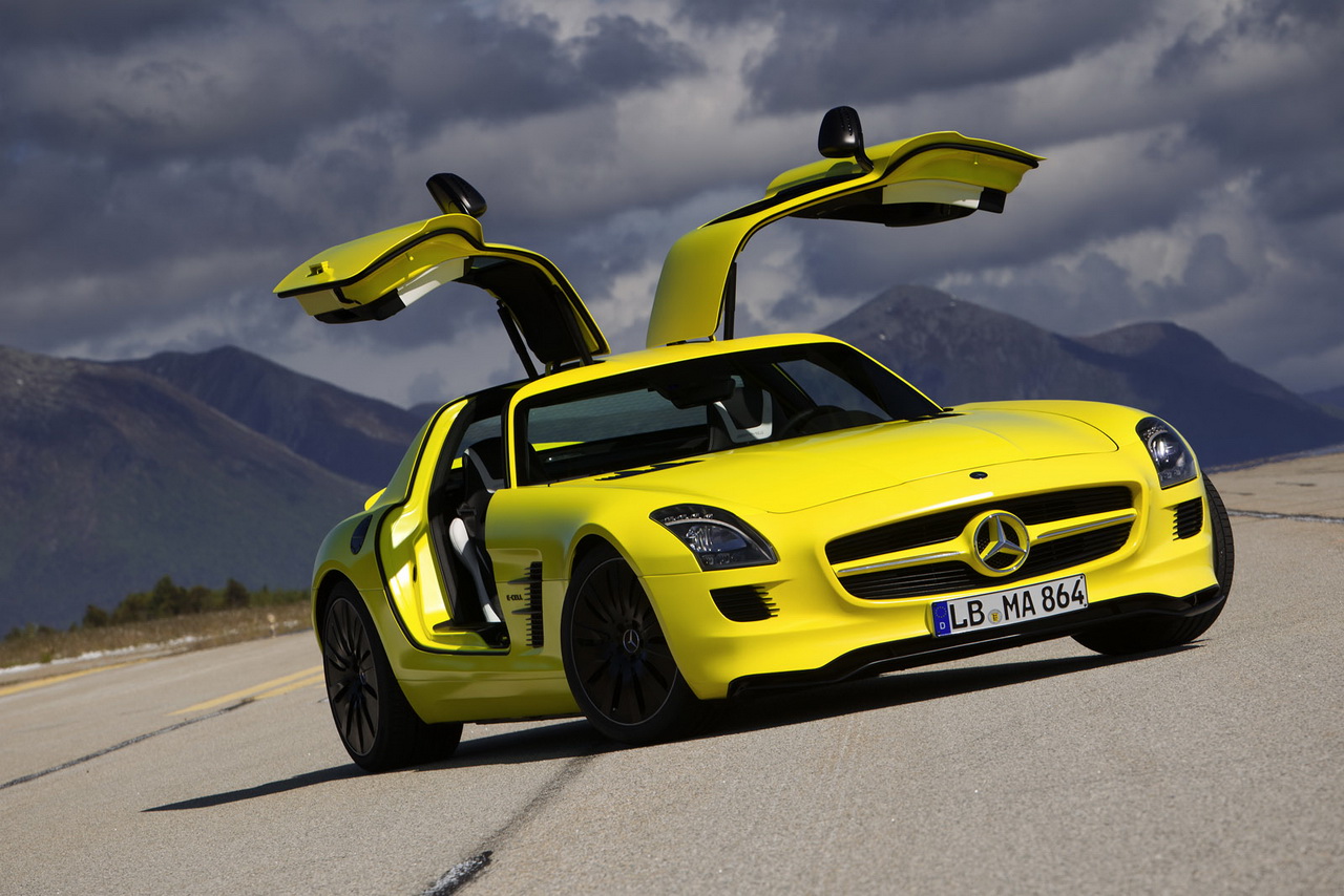 Mercedes SLS AMG E-Cell (нови снимки)