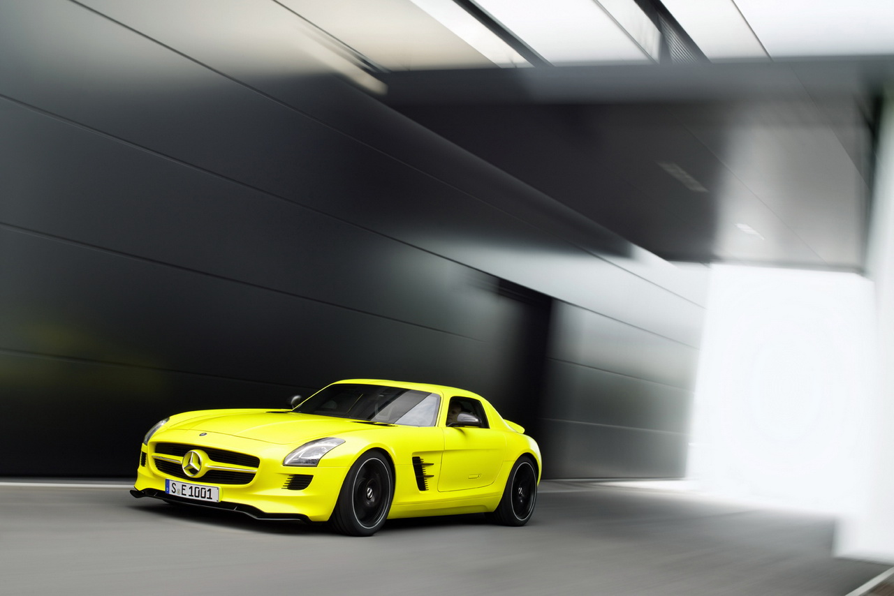 Mercedes SLS AMG E-Cell (нови снимки)