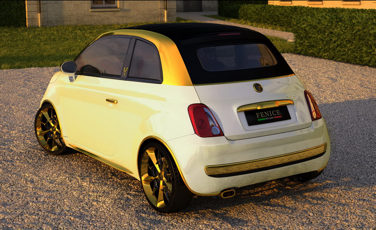 Златен Fiat 500C