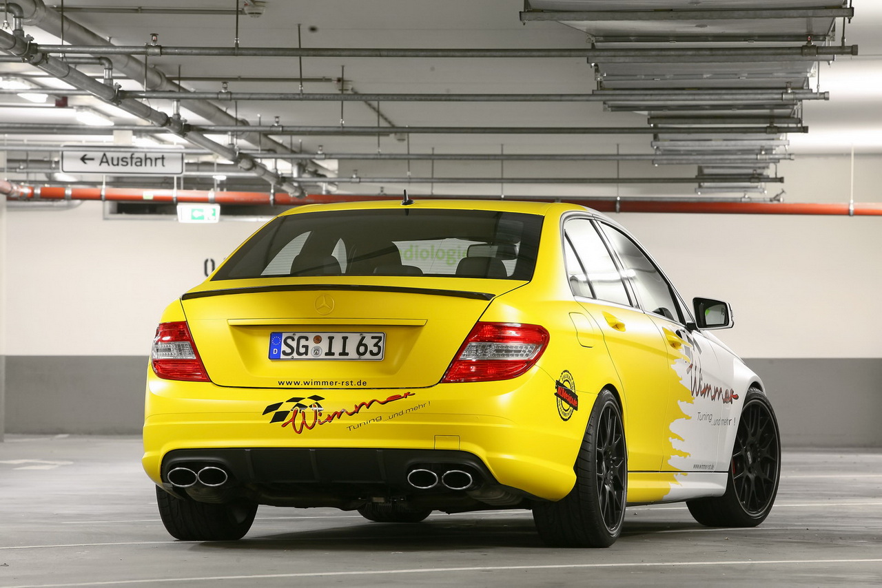 Mercedes C 63 AMG от Wimmer RS (601к.с.)