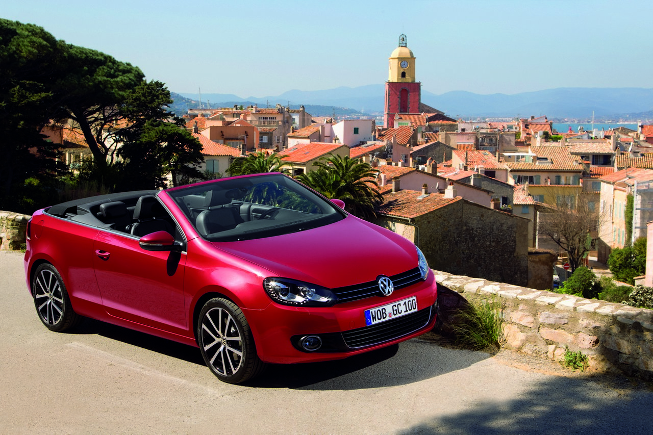 Volkswagen Golf Cabrio 2012 (нови снимки)