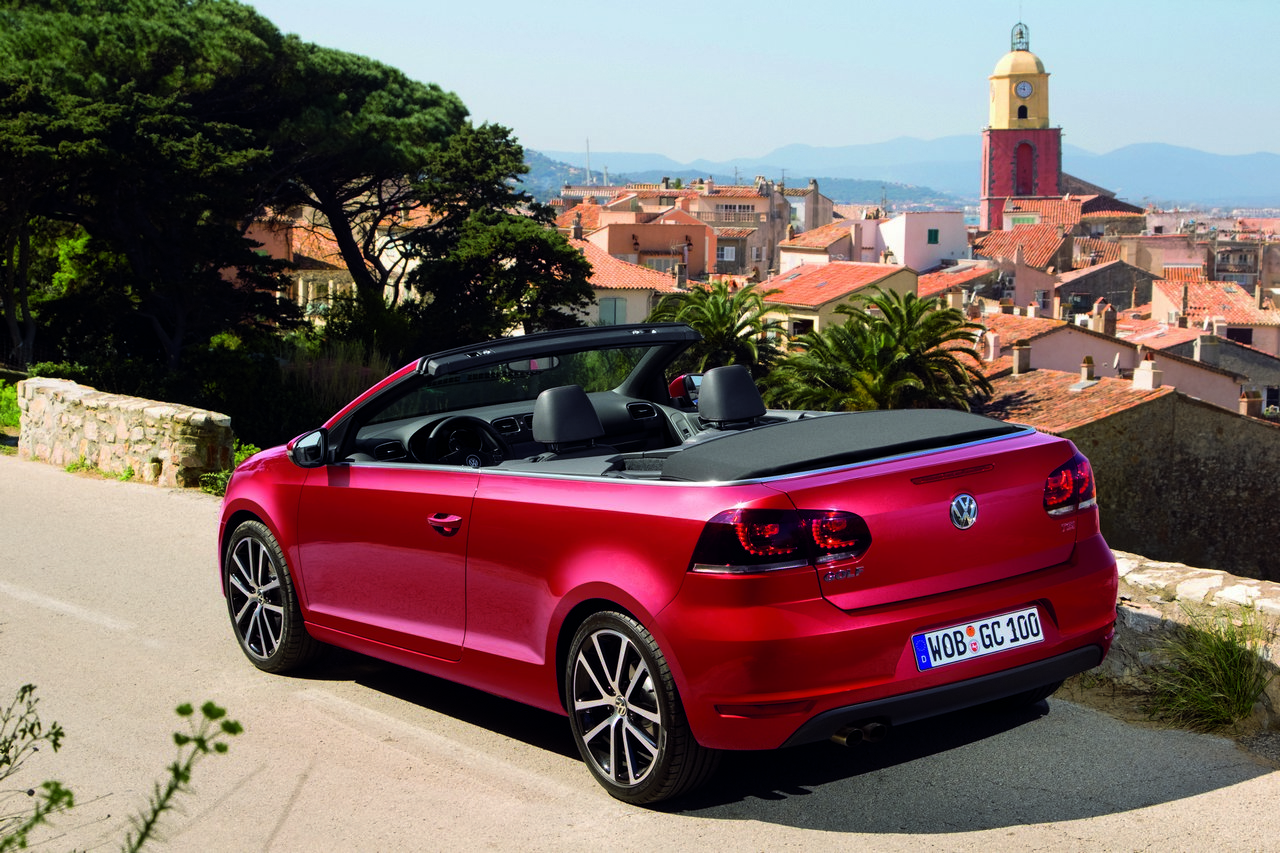 Volkswagen Golf Cabrio 2012 (нови снимки)