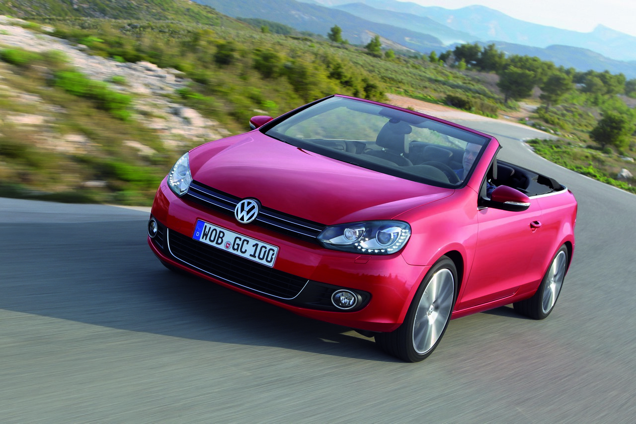 Volkswagen Golf Cabrio 2012 (нови снимки)