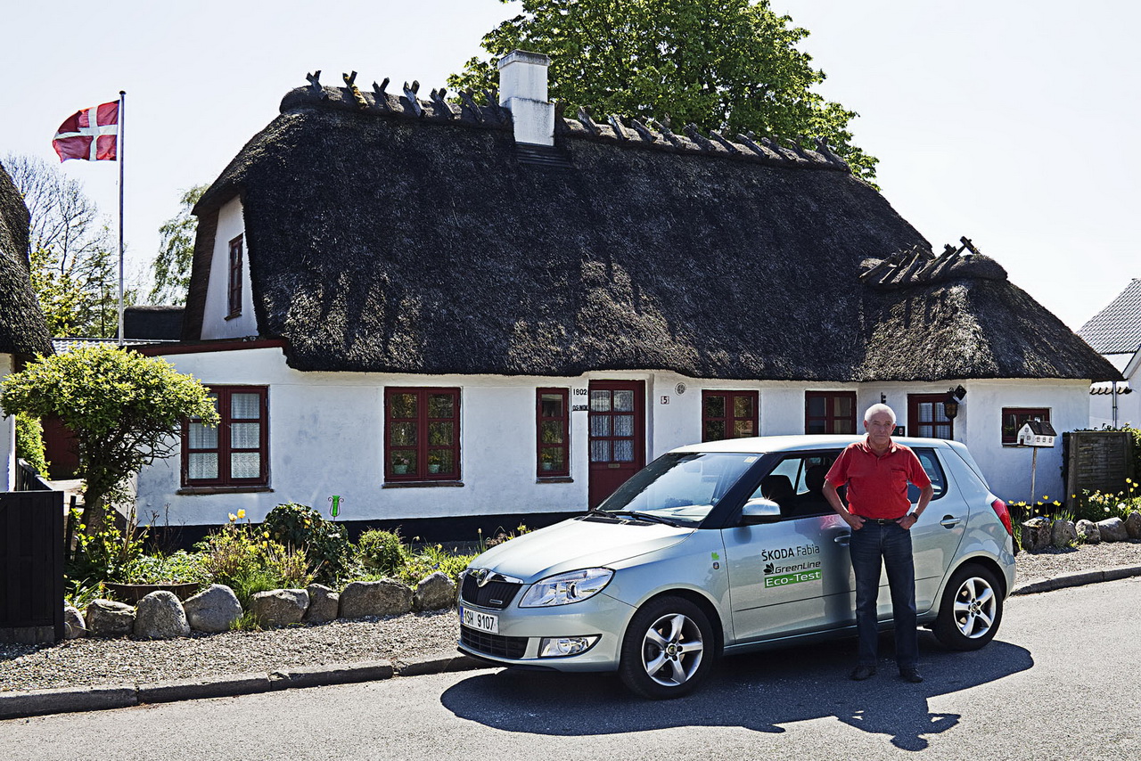 Skoda Fabia GreenLine (рекорд)