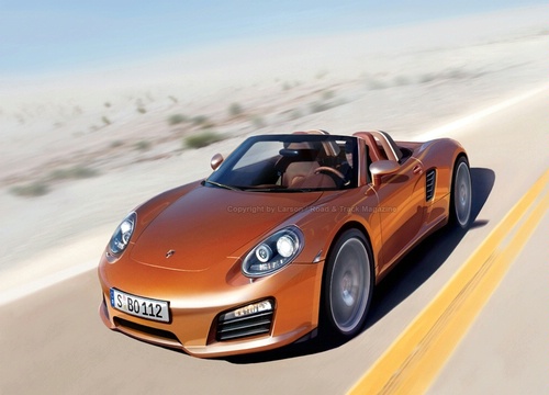 Porsche Boxster 2011 (спекулации на  Larson  Road & Track)