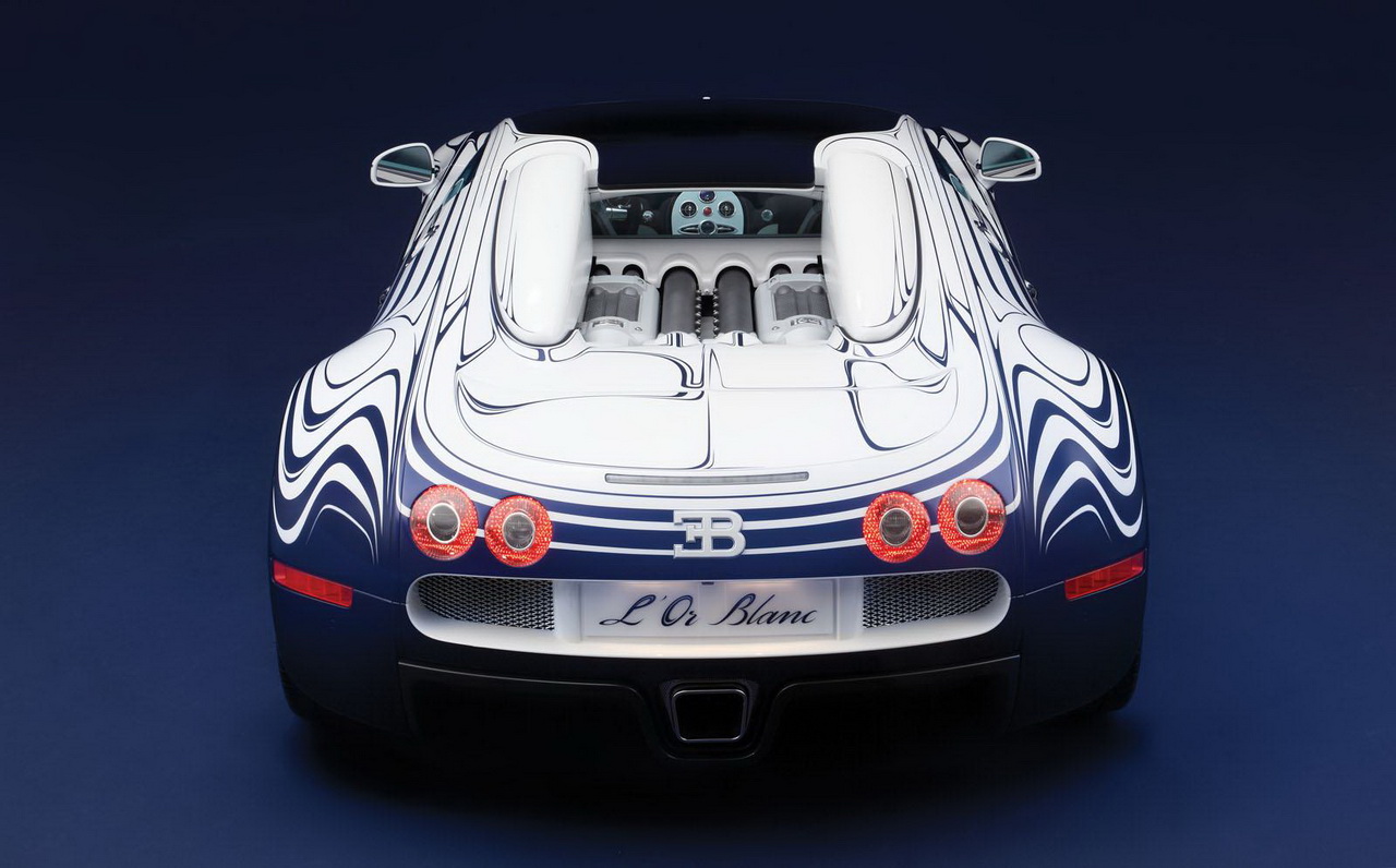 Bugatti Veyron Grand Sport l'Or Blanc