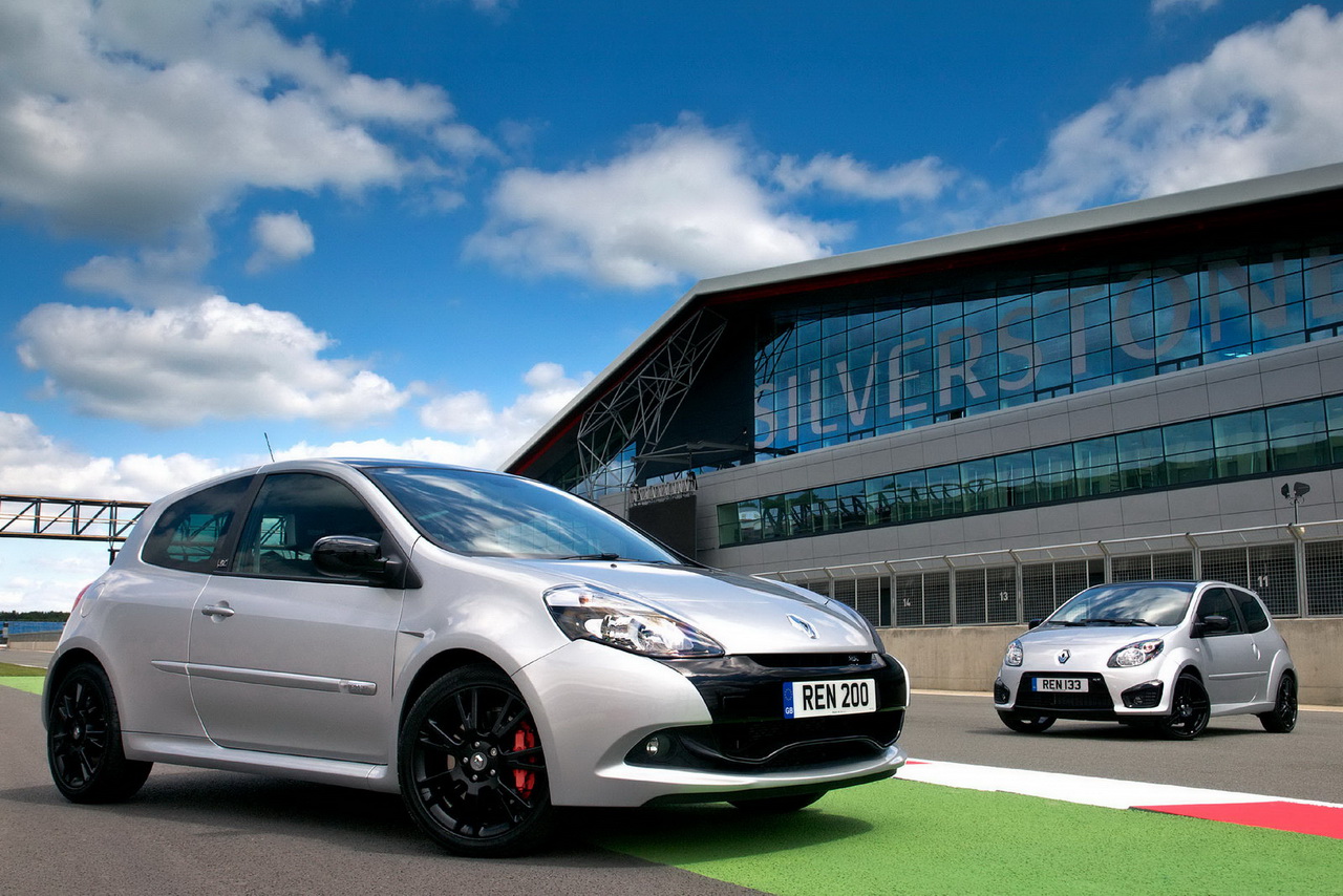 Renault Twingo RS 133 и Clio RS 200 Silverstone GP Limited Editions