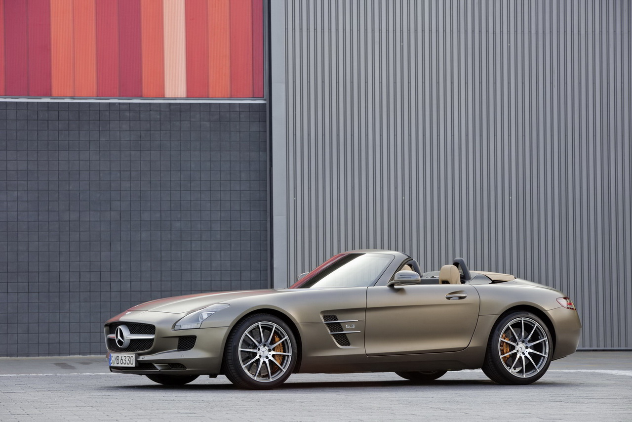 Mercedes SLS Roadster (нови снимки)