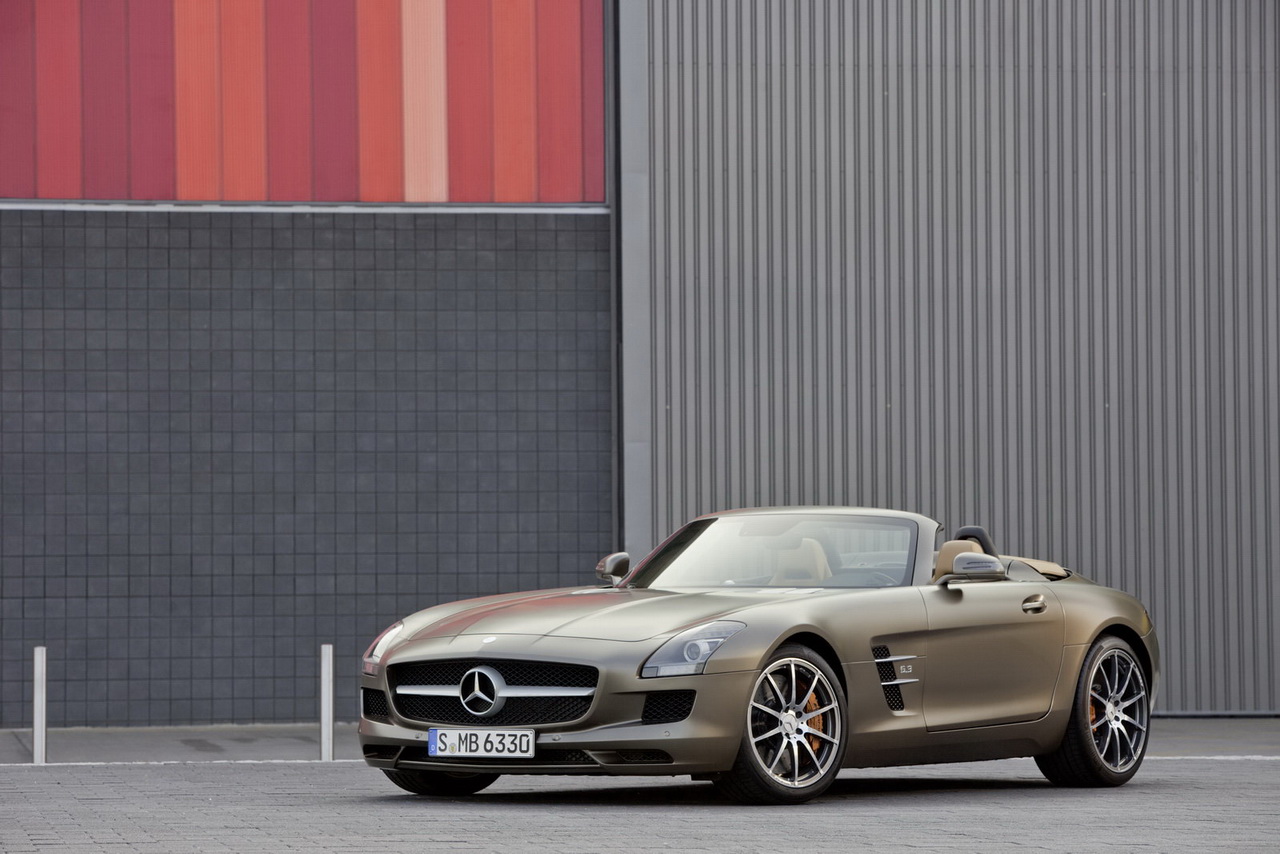 Mercedes SLS Roadster (нови снимки)