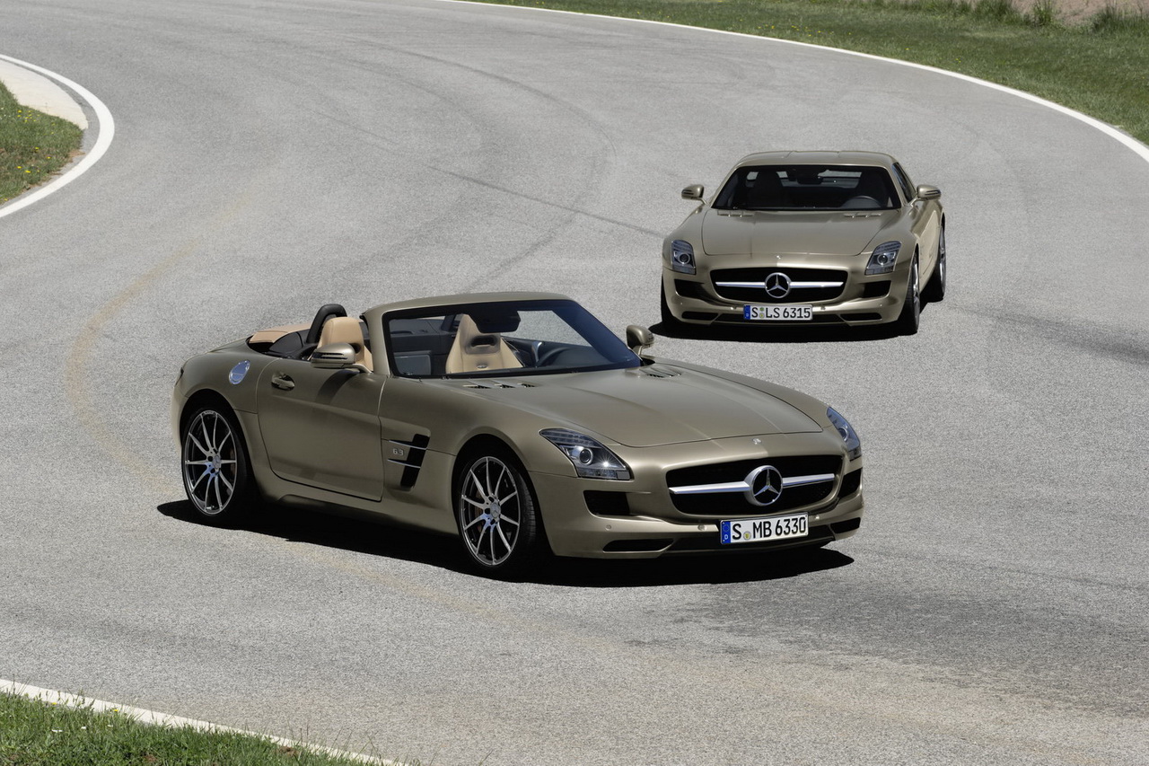 Mercedes SLS Roadster (нови снимки)