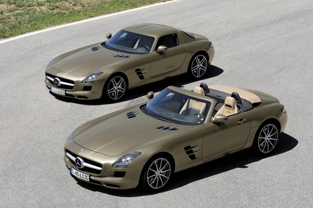 Mercedes SLS Roadster (нови снимки)