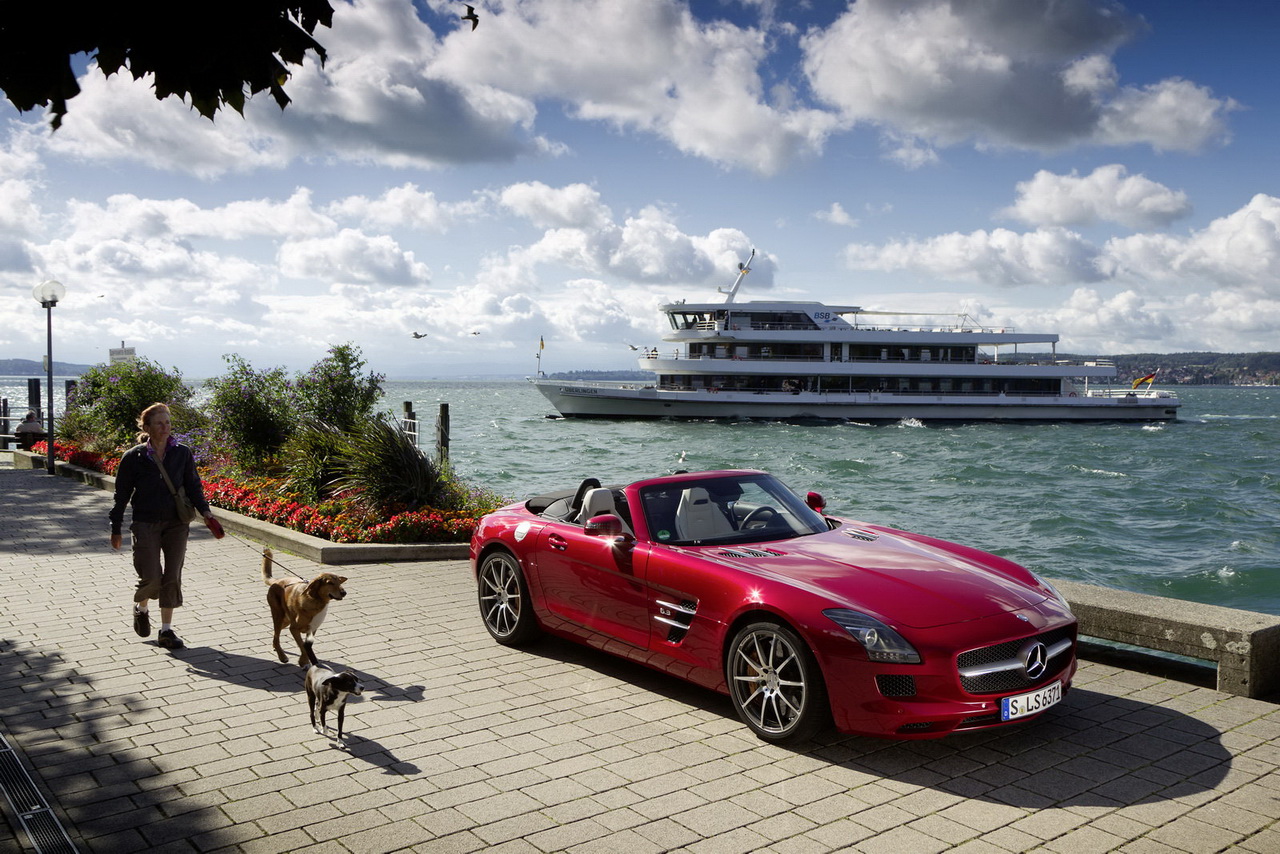 Mercedes SLS Roadster (нови снимки)