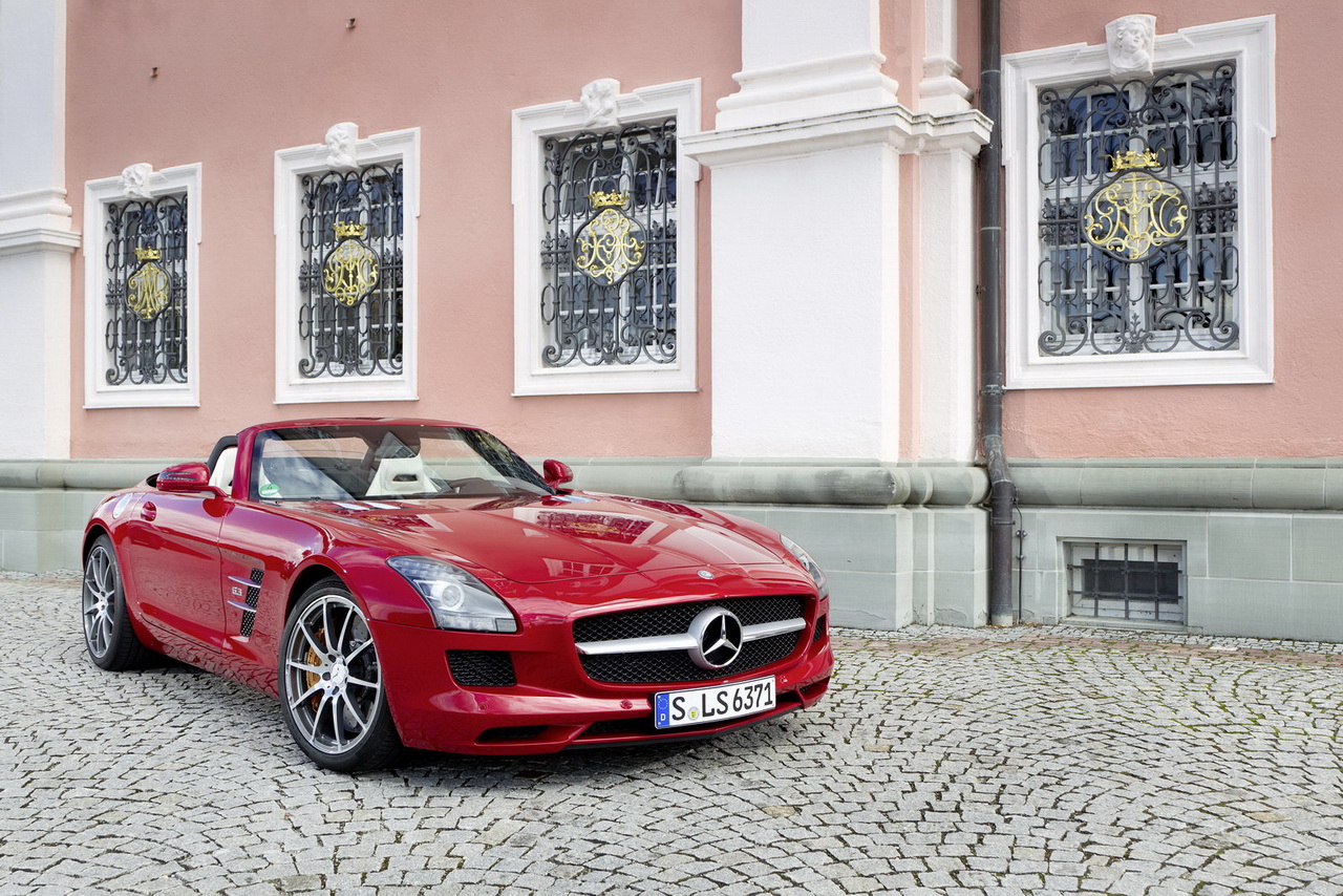 Mercedes SLS Roadster (нови снимки)