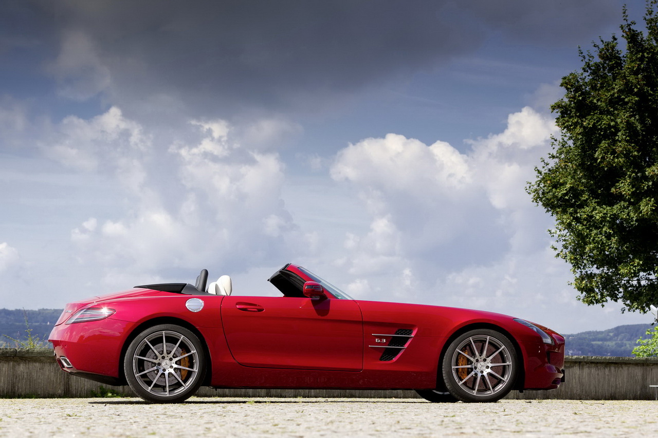 Mercedes SLS Roadster (нови снимки)