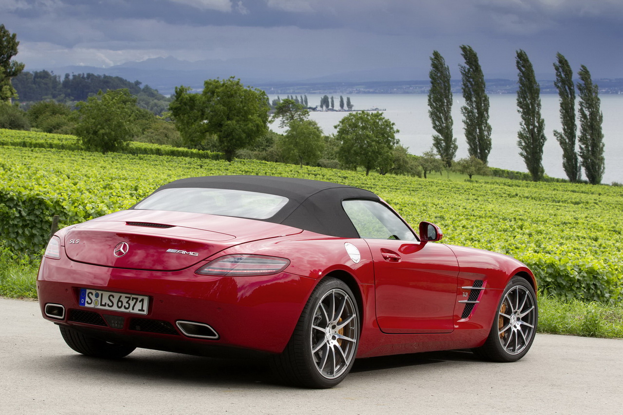 Mercedes SLS Roadster (нови снимки)