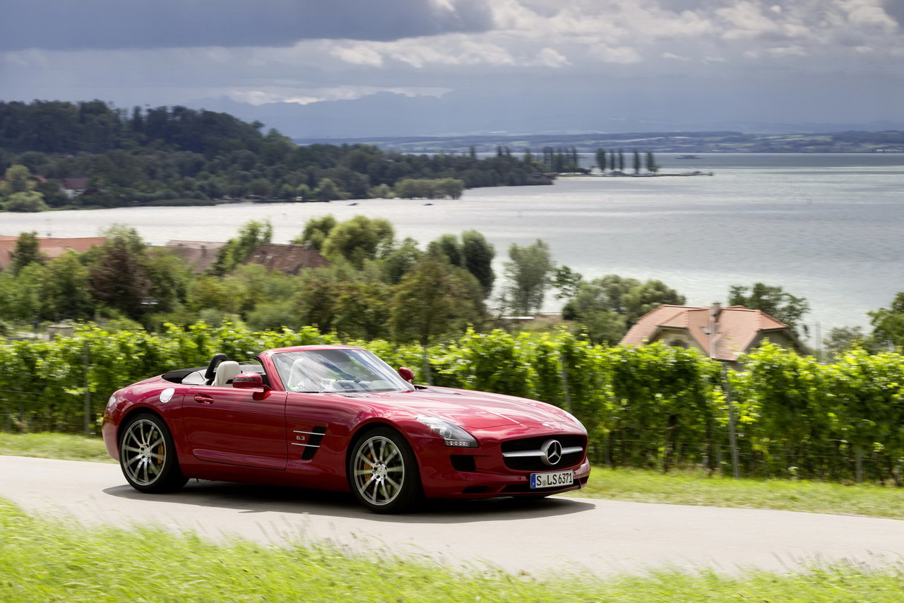 Mercedes SLS Roadster (нови снимки)