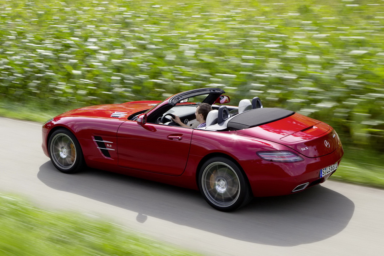 Mercedes SLS Roadster (нови снимки)