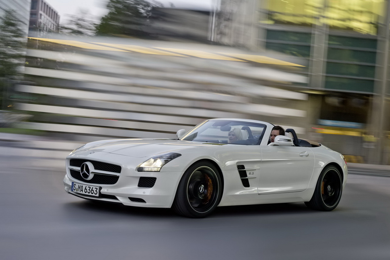 Mercedes SLS Roadster (нови снимки)