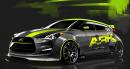 Hyundai Veloster ще бъде разгорещен за SEMA