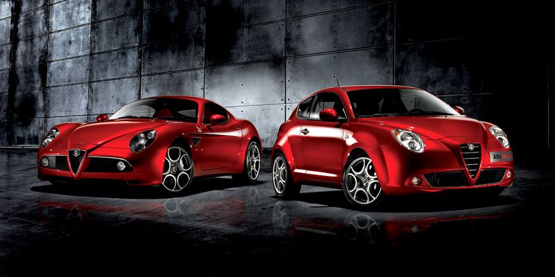 Alfa Romeo MiTo и 8C Competizione