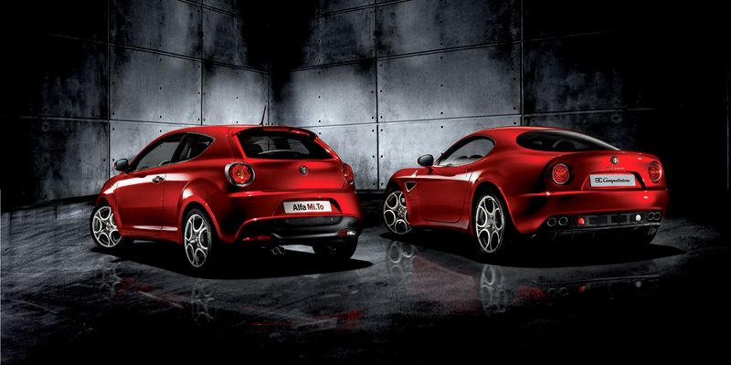 Alfa Romeo MiTo и 8C Competizione